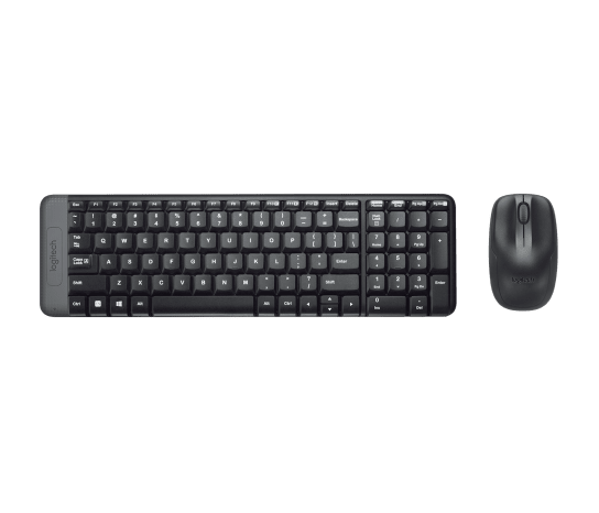 Set Teclado y Ratón Inalámbrico Español Logitech Wireless Combo MK220 2.4GHz