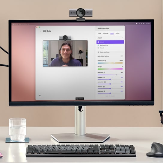 Webcam 4K Logitech MX Brio Grafito