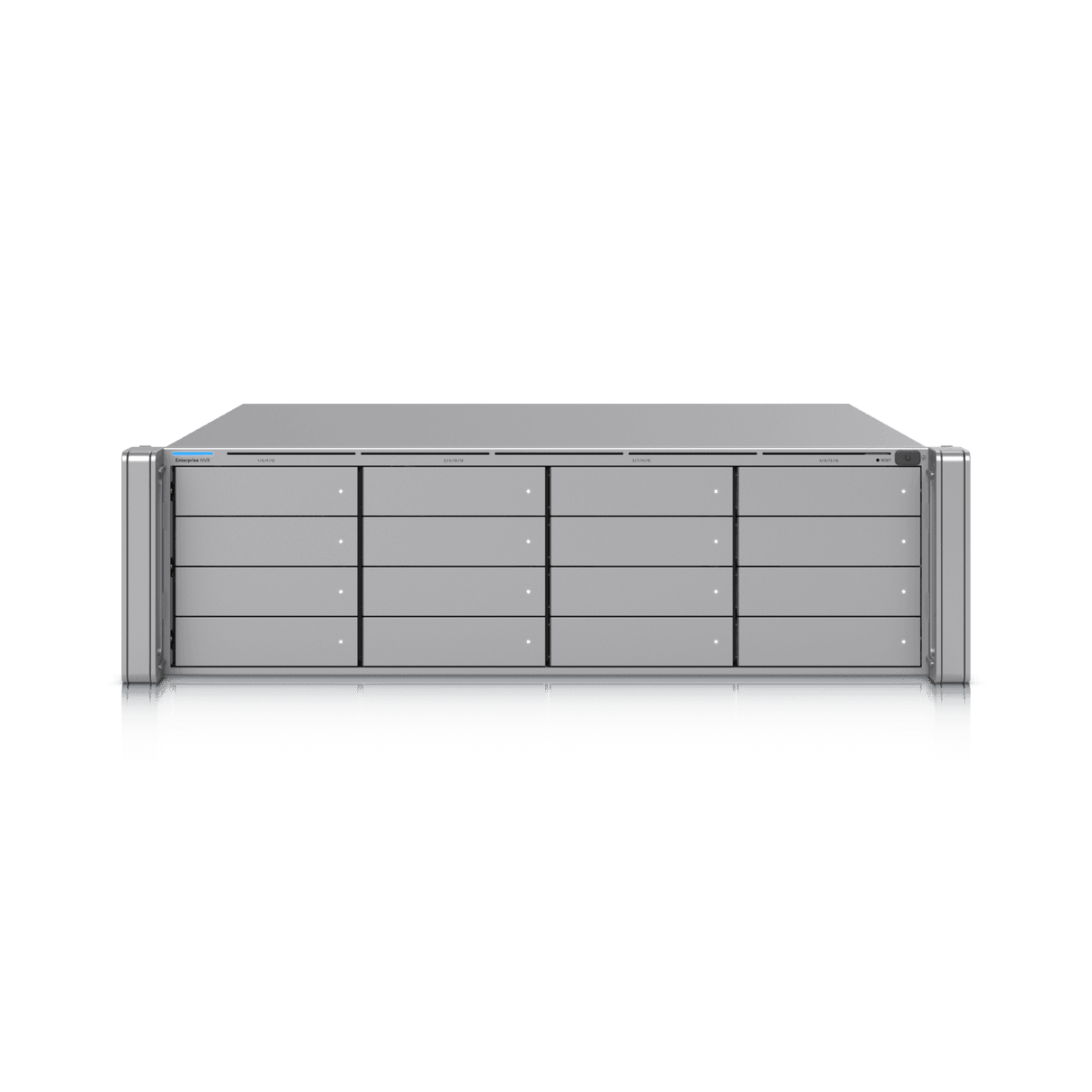 NVR – Ubiquiti UniFi Enterprise ENVR – 3U Rack – 16 bahías HDD/SSD – Hasta 70 cámaras 4K / 210 cámaras Full HD – Redundancia – 10GbE (ENVR)