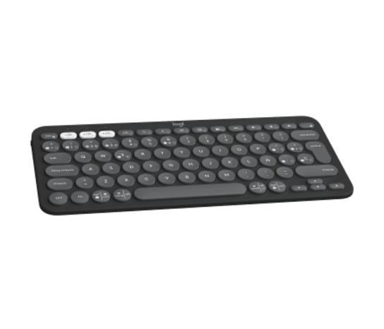 Teclado Inalámbrico Logitech Pebble Keys 2 K380s – Grafito (920-011783)