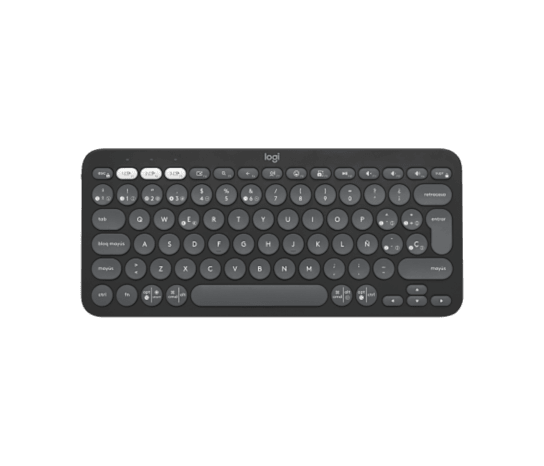 Teclado Inalámbrico Logitech Pebble Keys 2 K380s – Grafito (920-011783)