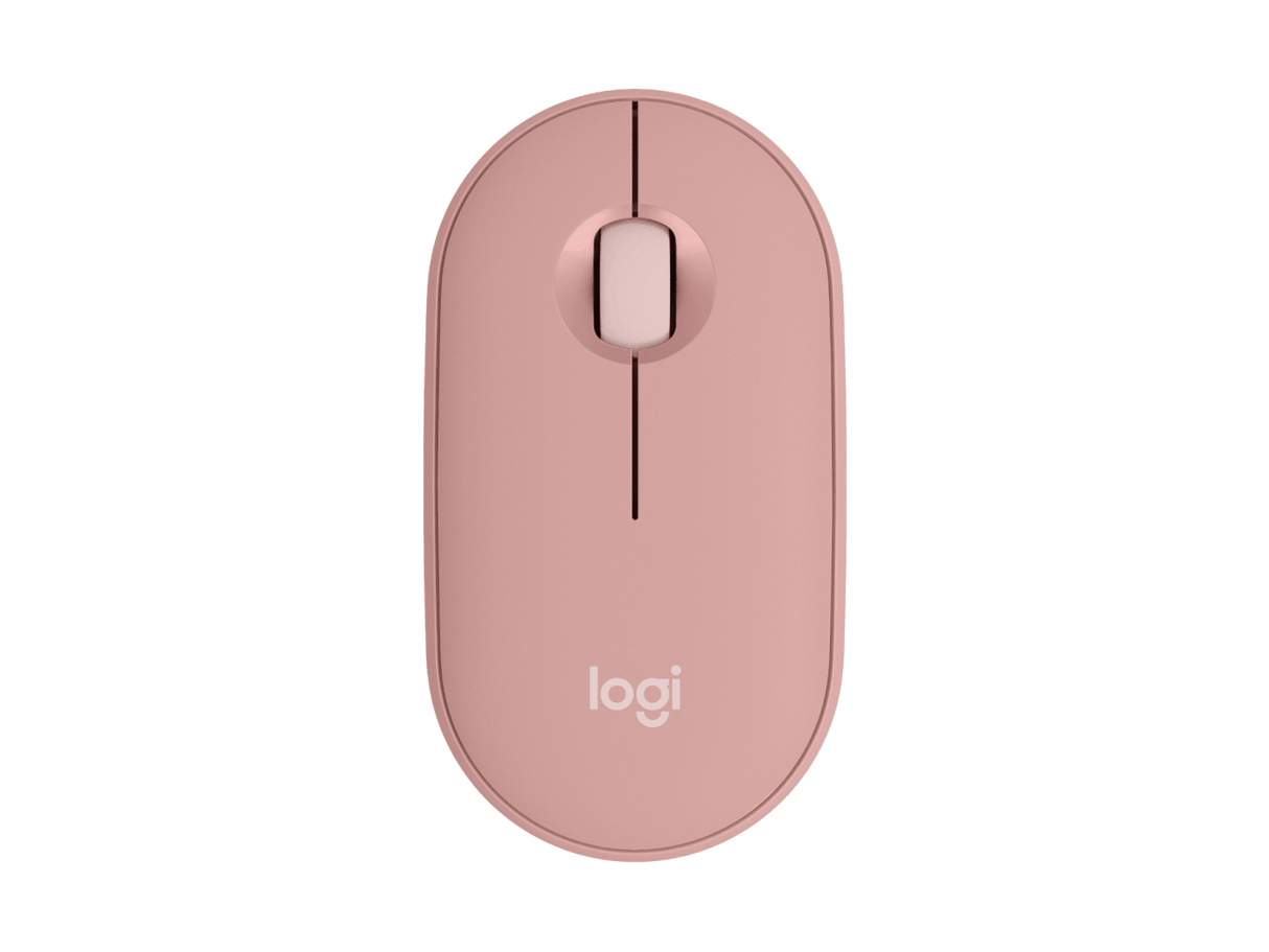 Ratón Inalámbrico Logitech Pebble Mouse 2 M350s – Rosado (910-007048)