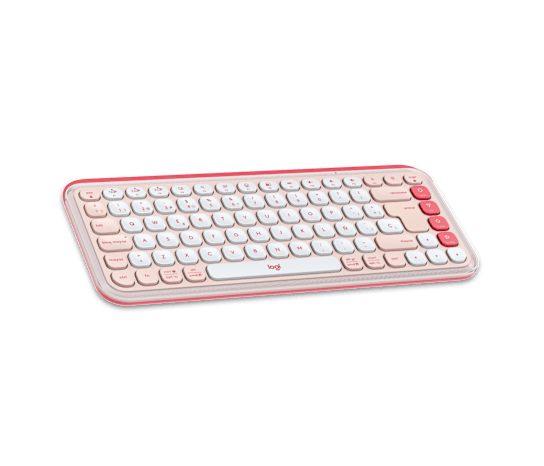 Combo Logitech Pop Icon – Teclado + Mouse Inalámbrico – Español Latinoamericano – Rosa 920-013053
