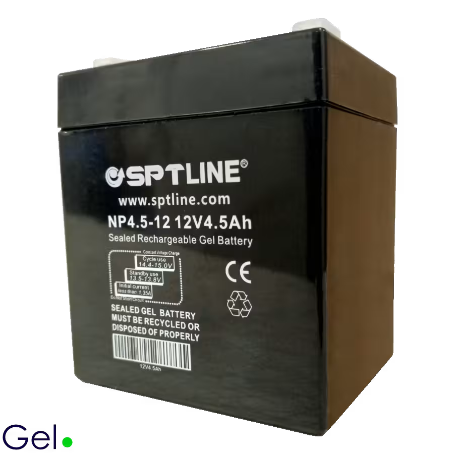 Batería de Gel SPTLINE 12V 4.5Ah – BAT12V4.5AH