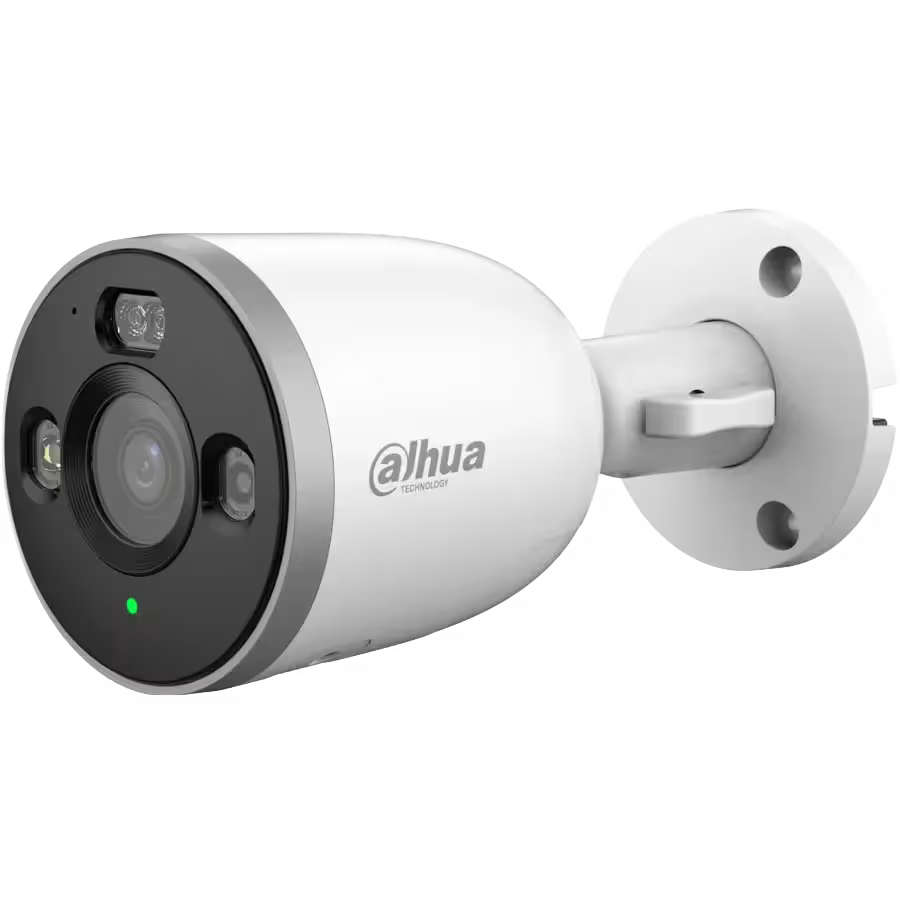 Cámara Bullet Dahua DH‑IPC‑F3DP‑PV‑0280B – 3MP – Wi‑Fi 6 – Disuasión Activa – IA Humano/Vehículo – Lente 2.8 mm – Iluminación Dual – IP67