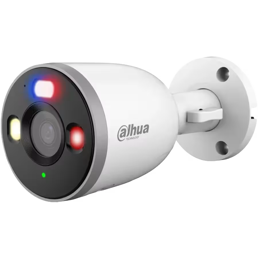Cámara Bullet Dahua DH‑IPC‑F3DP‑PV‑0280B – 3MP – Wi‑Fi 6 – Disuasión Activa – IA Humano/Vehículo – Lente 2.8 mm – Iluminación Dual – IP67