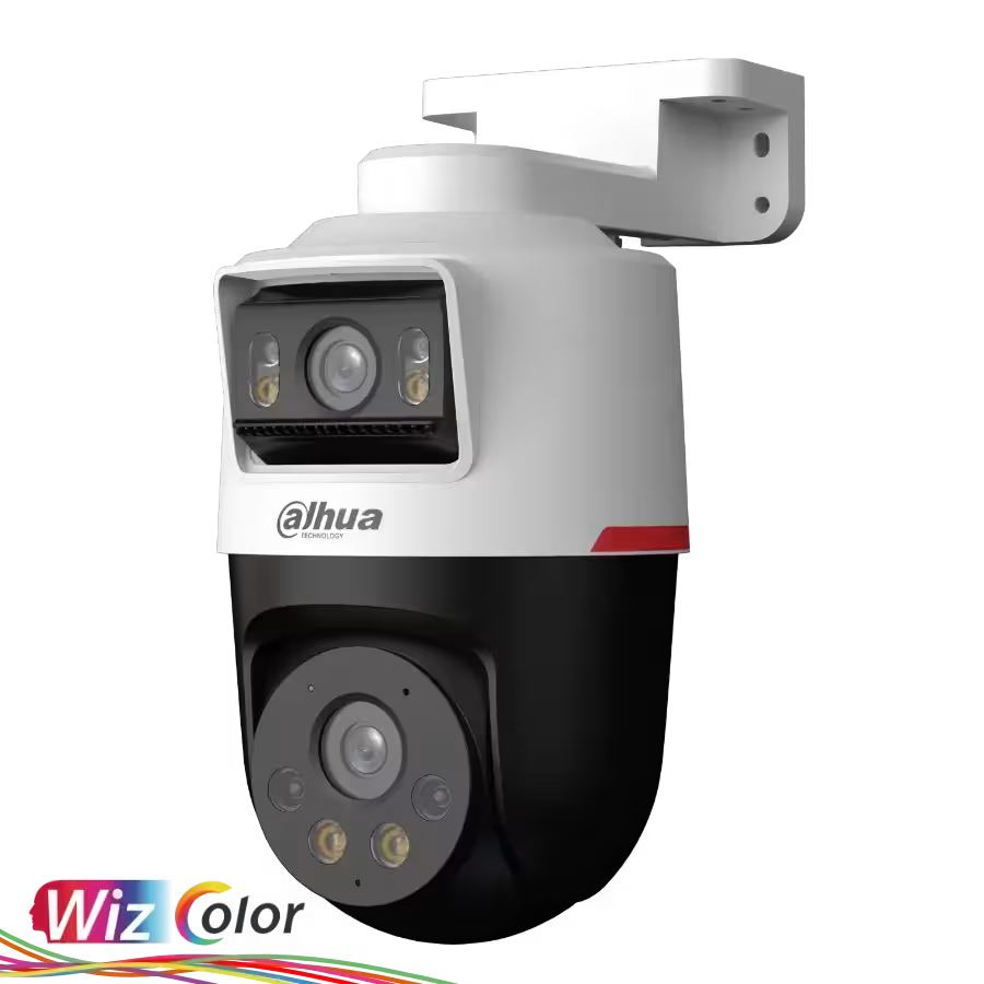 Cámara Dahua DH‑IPC‑PTS2249BP‑E2‑PV‑LED‑PRO – 2MP – PT – Seguimiento Automático – Luz LED Blanca – Color 24/7 – Smart Dual Light – Audio Bidireccional – Exterior