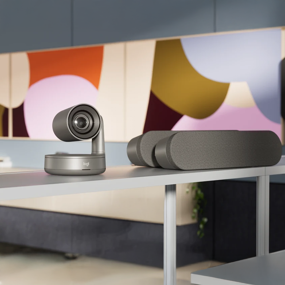 Kit de Videoconferencia Logitech Rally Plus | Ultra-HD, Audio Modular, IA RightSense – 960-001225