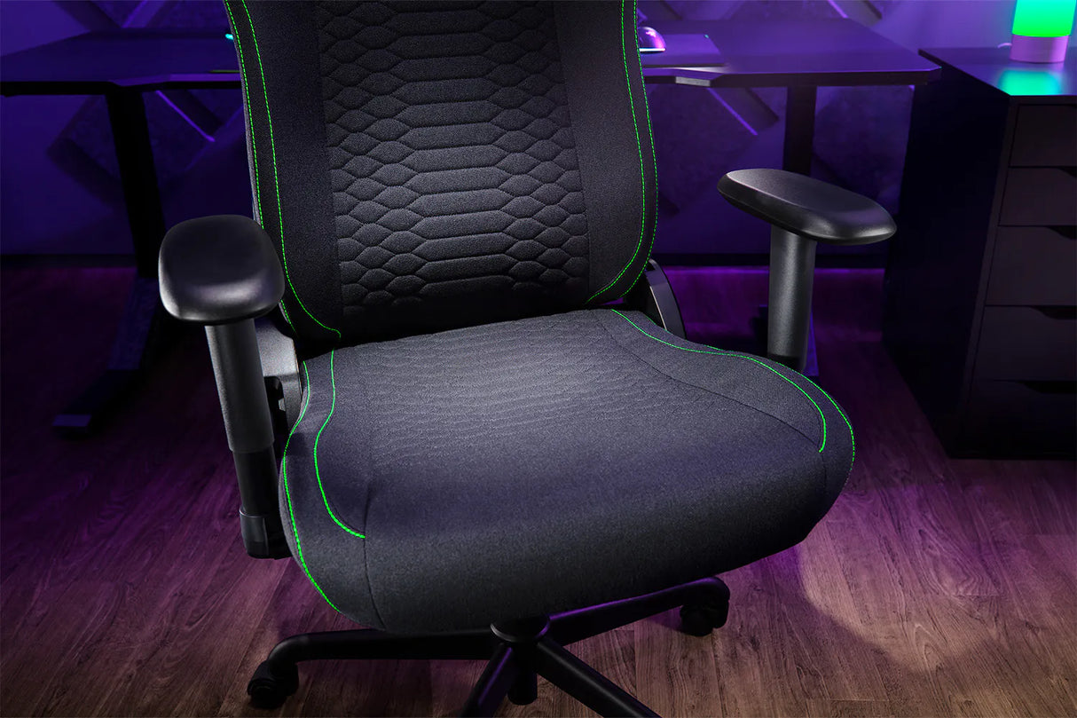 Silla Gamer Razer Iskur V2 X – RZ38-05310100-R3UA / Soporte lumbar / Reclinación 152° / Reposabrazos 2D / Tela transpirable / Negro