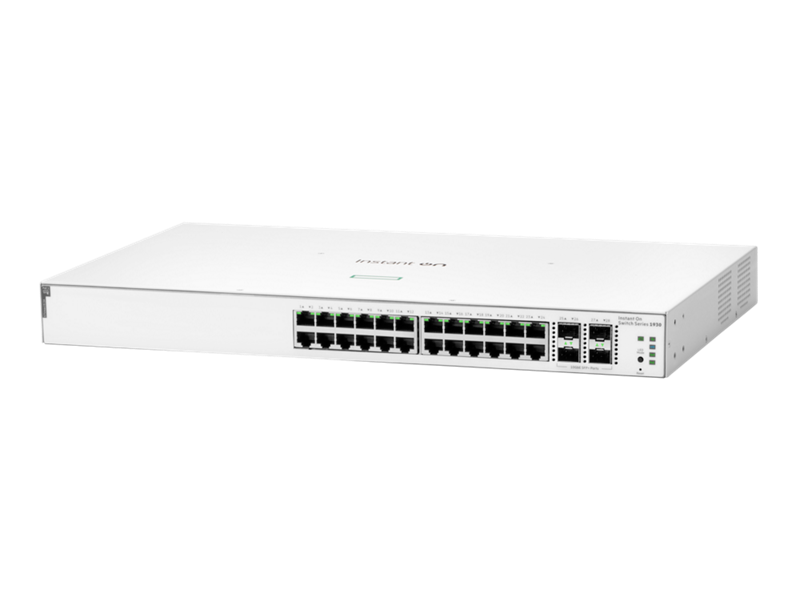Switch Gestionado L3 PoE+ 24 Puertos Gigabit 4 SFP/SFP+ 195W HPE Networking Instant On 1930