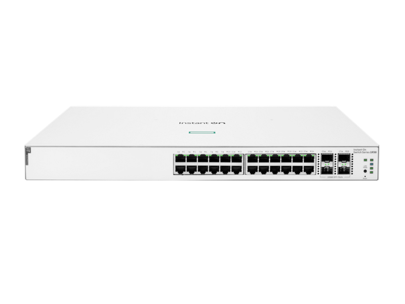 Switch Gestionado L3 PoE+ 24 Puertos Gigabit 4 SFP/SFP+ 195W HPE Networking Instant On 1930