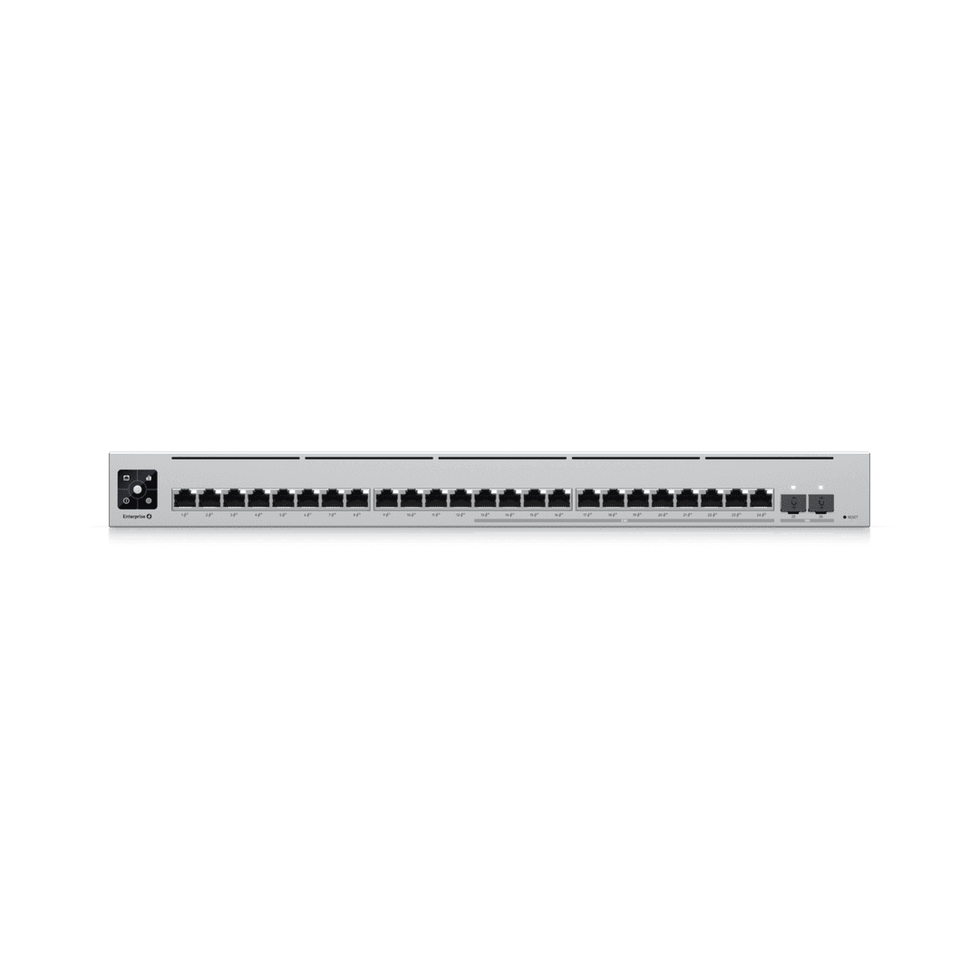 Switch Gestionado UniFi USW-Enterprise-24-PoE | L3, 24 Puertos 2.5G/1G PoE+, 2 SFP+, Rack 1U – USW-Enterprise-24-PoE