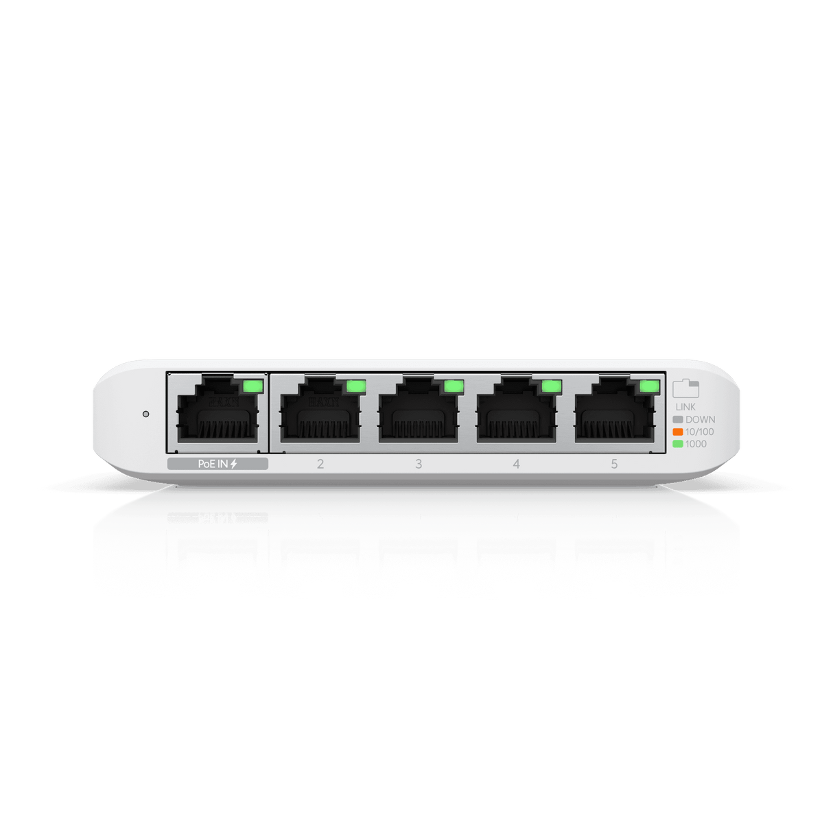 Switch Inteligente 4 Puertos Gigabit 1 PoE+ Ubiquiti UniFi USW Flex Mini – Capa 2 – USW‑Flex‑Mini
