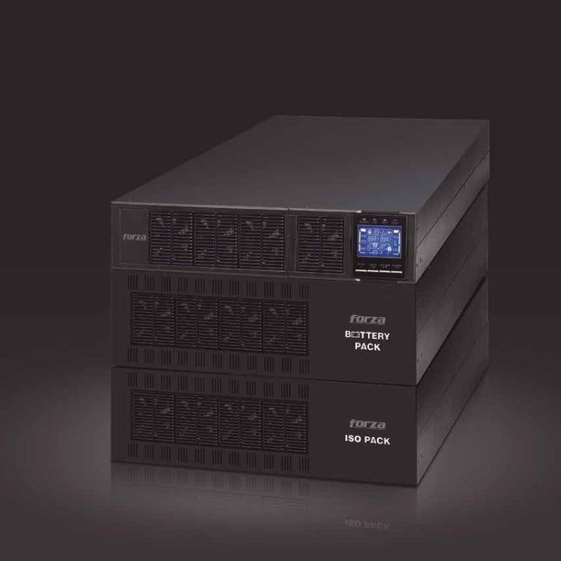 UPS Rack/Torre Forza Atlas FDC-106KMR-ISO | 6000VA / 6000W, Doble Conversión, 2U – UI774FOR41