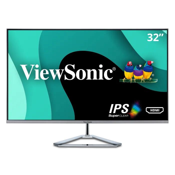 Monitor ViewSonic VX3276-MHD – 32" LED IPS, Full HD 1080p, HDMI/DP/VGA, Altavoces Integrados