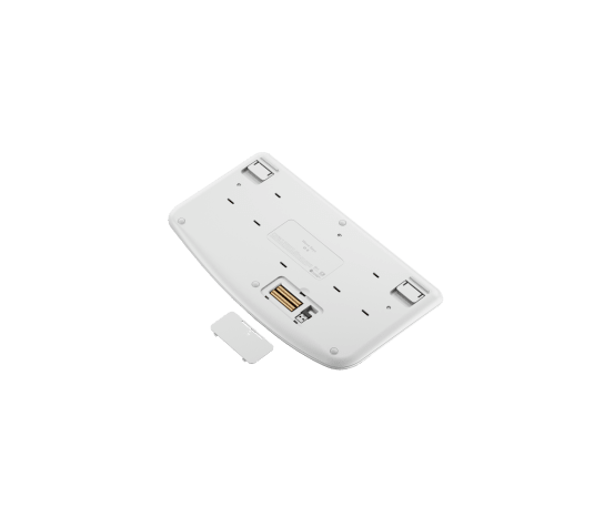 Teclado Inalámbrico Ergonómico Español Logitech Wave Keys Blanco Hueso