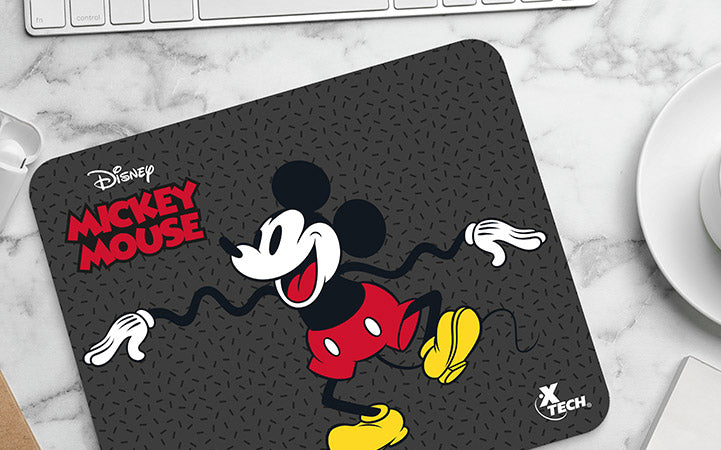 Alfombrilla para Mouse Xtech XTA‑D100MK – Edición Mickey Mouse – Superficie Suave – Base Antideslizante