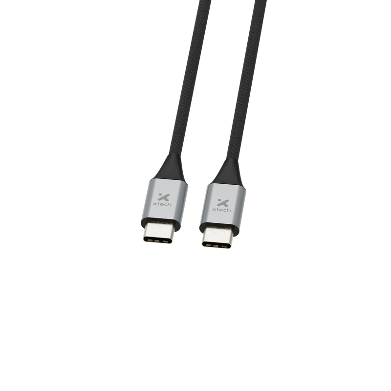 Cable USB‑C 2.0 macho a macho – Xtech XTC‑533