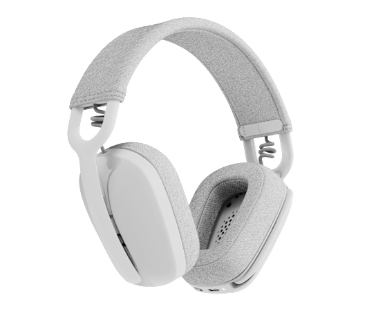 Auriculares Logitech Zone Vibe 100 – Wireless, Bluetooth® 5.2, 20 horas, Blanco Hueso