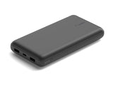Cargador Portátil Belkin 20000mAh 15W 3A 3 Salidas USB-C/USB Negro