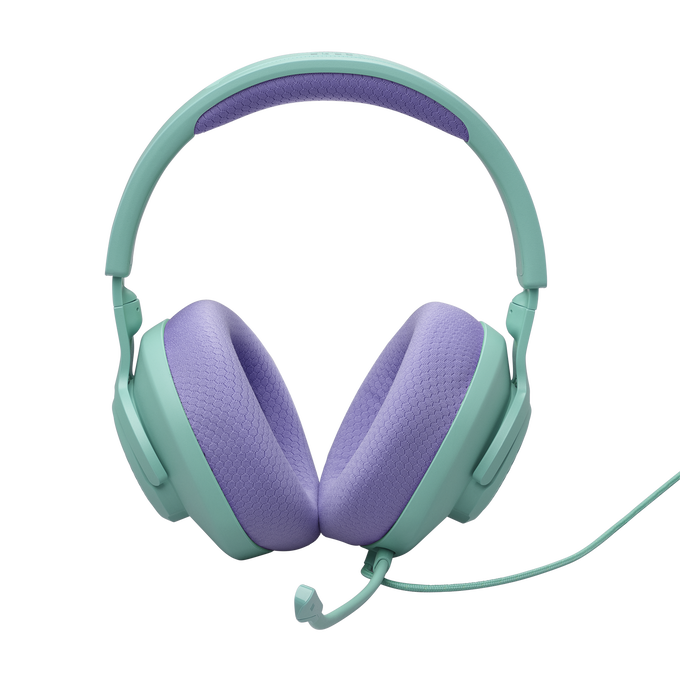 Auriculares Gaming con Cable JBL Quantum 100M2 – Over-Ear, Micrófono Desmontable, Color Cian