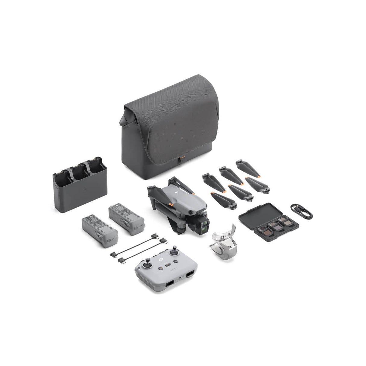 DJI Air 3S Fly More Combo (DJI RC-N3) – Doble cámara / 4K HDR / 45 min vuelo / Detección omnidireccional / Transmisión 20 km