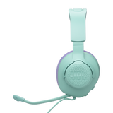 Auriculares Gaming con Cable JBL Quantum 100M2 – Over-Ear, Micrófono Desmontable, Color Cian