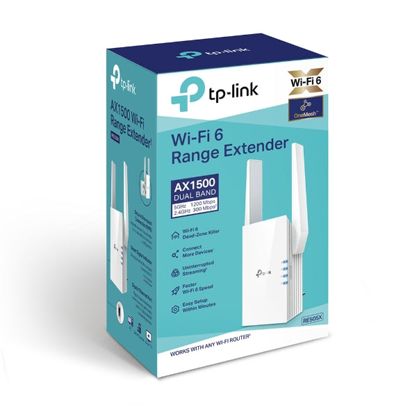 Extensor Wi-Fi 6 TP-Link RE505X AX1500
