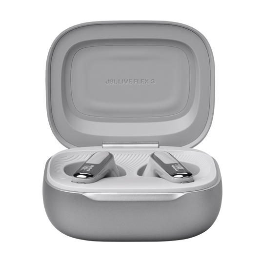 Auriculares True Wireless JBL LIVE Flex 3  / Plateados / Open Stick / ANC / Smart Charging Case™ / 50h
