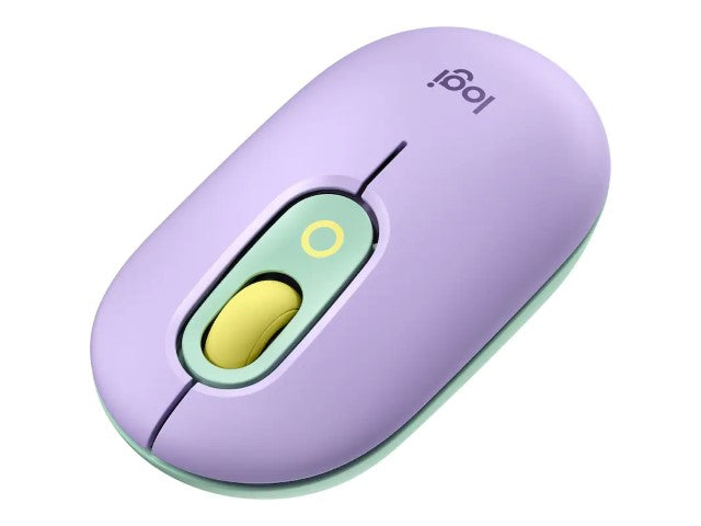 Ratón Inalámbrico Compacto Óptico Logitech POP Morado