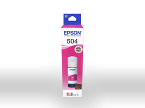 Recarga de Tinta Magenta – Epson 504 – 70ml – Original – EcoTank – T504320‑AL