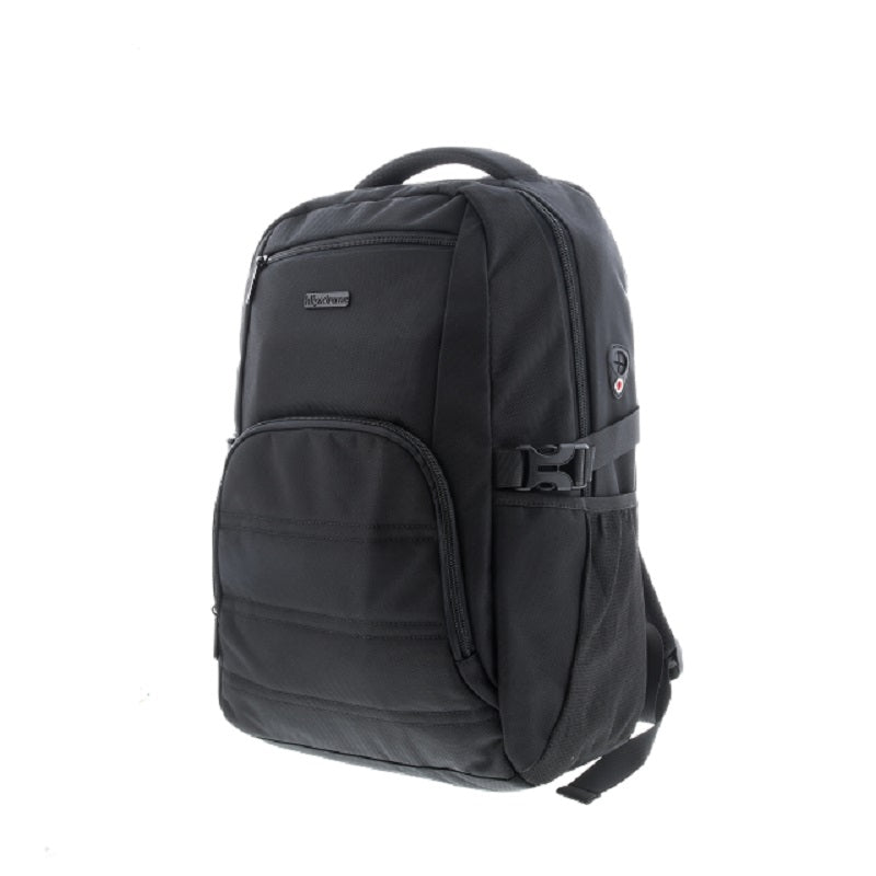 Mochila Expandible Emblem para Laptop Klip Xtreme 15.6" Poliéster Negra 18Kg