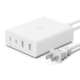 Adaptador Corriente Belkin GaN 108W Carga Rápida 4 Salidas USB/USB-C Blanco