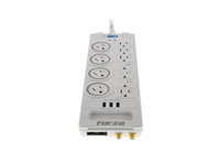 Protector de sobretensión – Forza FSP‑1011USBW – 11 tomas NEMA + 3 USB – cable 5ft – 110/220V – Blanco