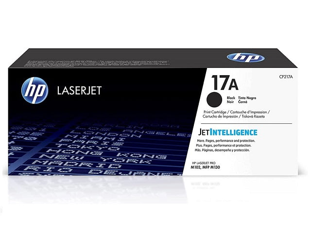 Cartucho de Toner Negro Original HP 17A LaserJet Pro