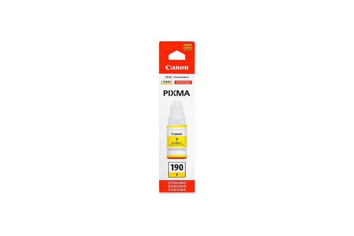 Recarga de Tinta Amarilla Original Canon GI 190 Y