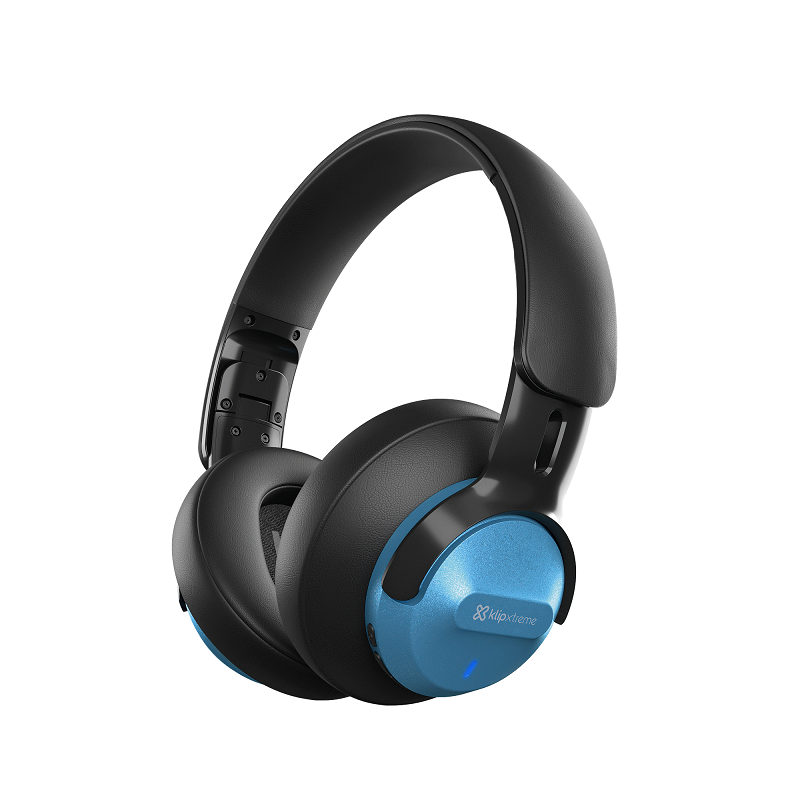Audífonos Inalámbricos ANC Klip Xtreme KNH-750BL Azules 44Hrs