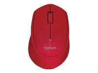 Ratón Inalámbrico Diestro Logitech M280 Rojo – 910-004286