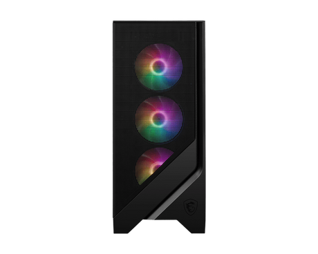 Mid Torre MSI MAG Forge 120A Airflow, panel frontal malla, 3 ventiladores incluidos