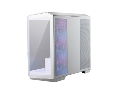 Torre MSI Micro ATX MAG PANO, vidrio templado 270°, ARGB, soporte AIO 360mm