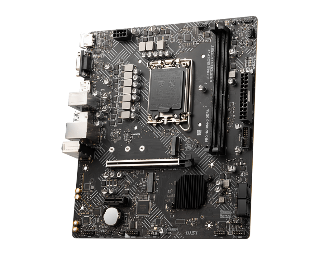 Placa madre MSI H610 – Micro ATX / LGA1700 / Intel HD Graphics