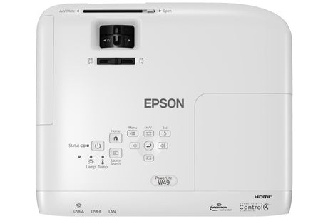 Proyector 3LCD Epson W49 3800 Lúmenes WXGA