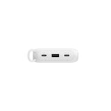 Power Bank – Belkin BoostCharge – 20,000 mAh – Display LED – 65W – USB‑C/USB‑A – Blanco (BPB028fqWH)