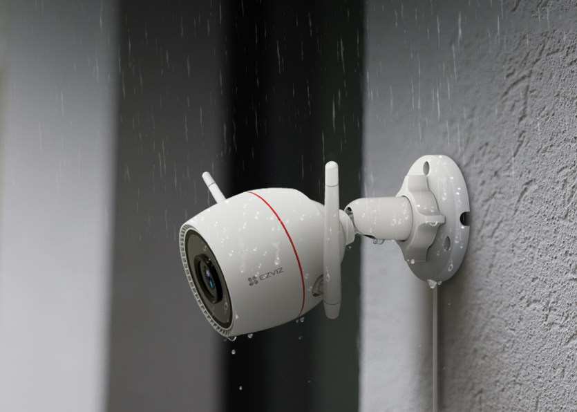 Cámara Wi‑Fi EZVIZ H3c 2K – Exterior – Resolución 2K – Visión nocturna a color – IA – Defensa activa