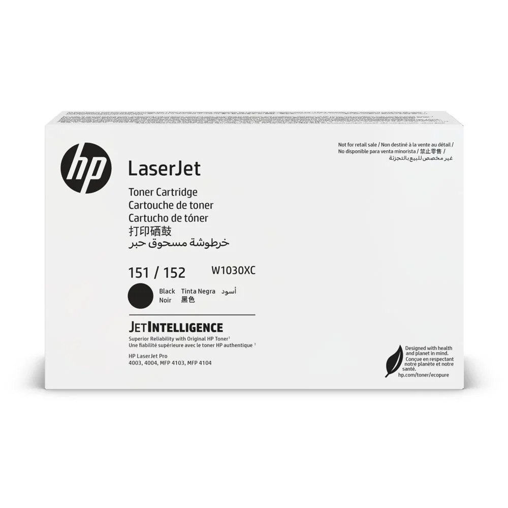 Cartucho de Toner Negro Contrato Original HP W1030XC LaserJet