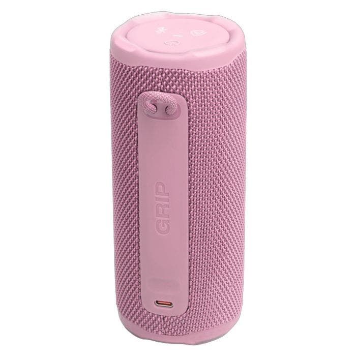 Bocina portátil – JBL Grip – Bluetooth – IP68 – 14h batería – Rosado
