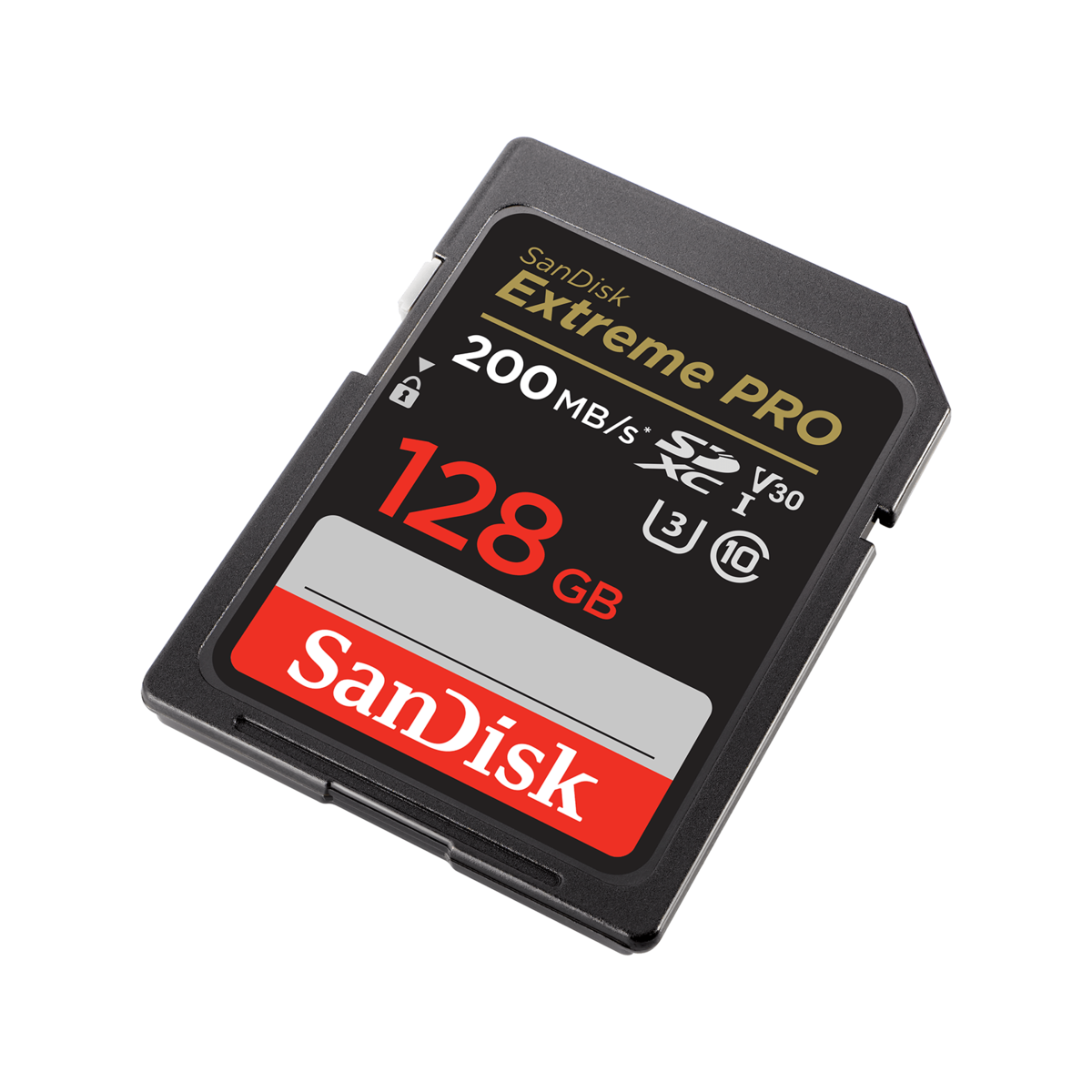Tarjeta de Memoria Flash SDXC SanDisk Extreme Pro 128GB V30 UHS-I U3 Class 10