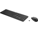 Set Teclado y Mouse Inalámbrico HP Negro