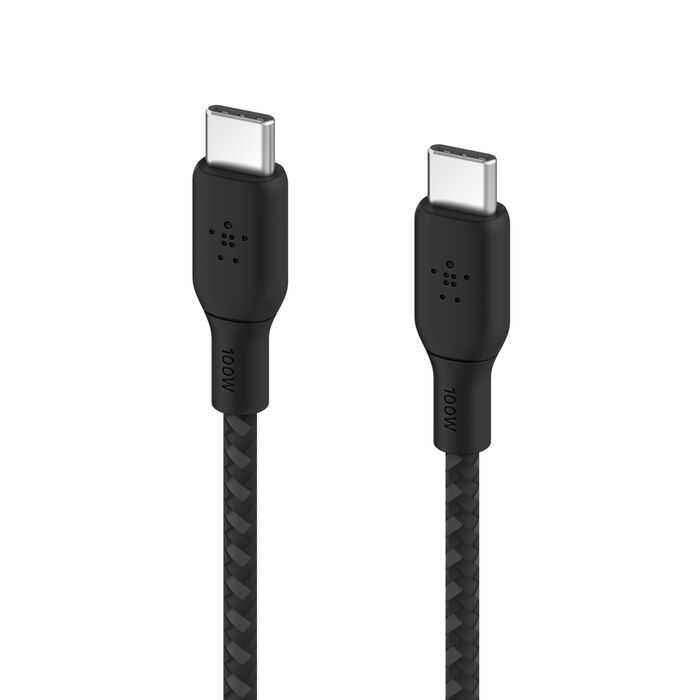 Cable USB-C a USB-C Belkin CAB014BT2MBK BoostCharge 2m Negro