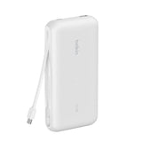 Power Bank Belkin BPB024fqWH 20K con Cable USB-C Integrado 30W Blanco